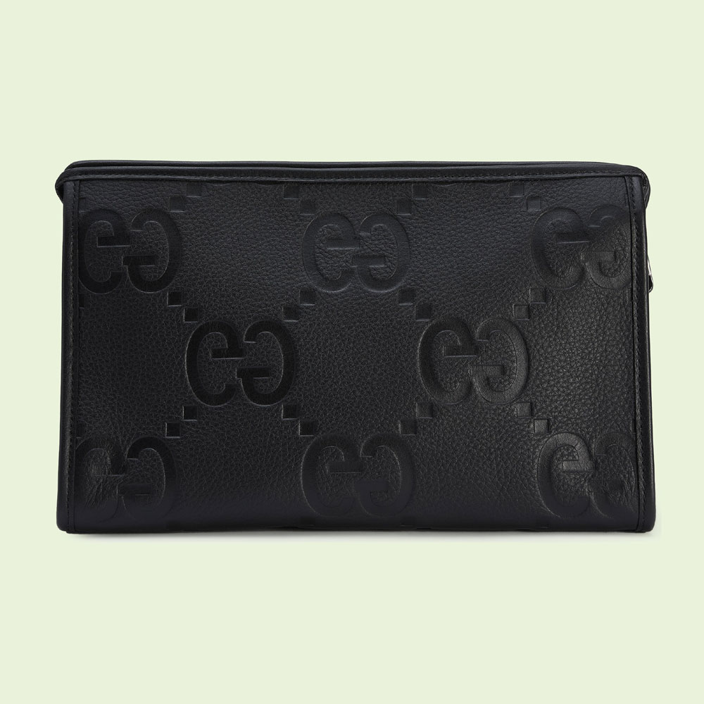 Gucci Jumbo GG pouch 739490 AABY0 1000 - Photo-3