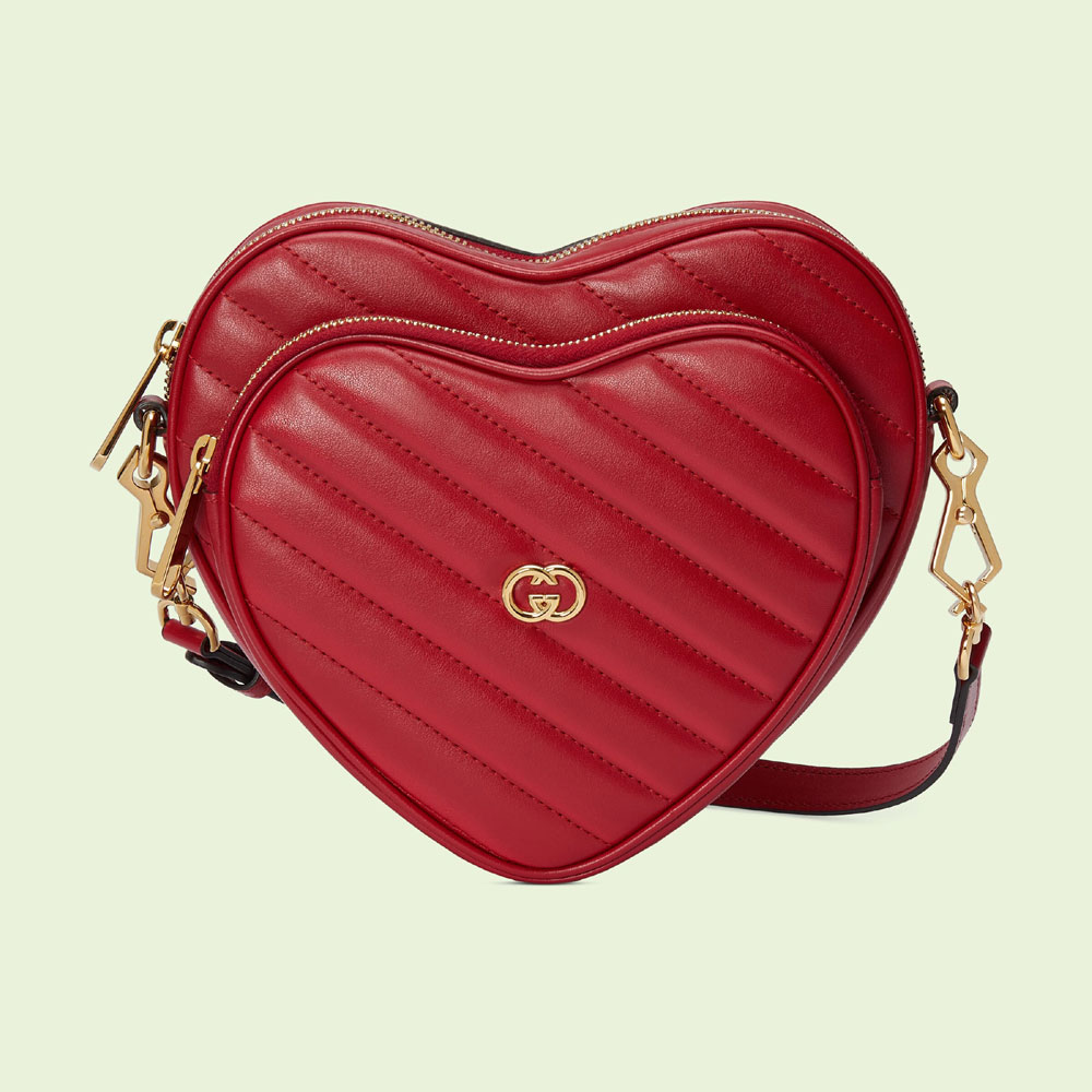 Gucci Interlocking G mini heart shoulder bag 751628 AACCL 6433