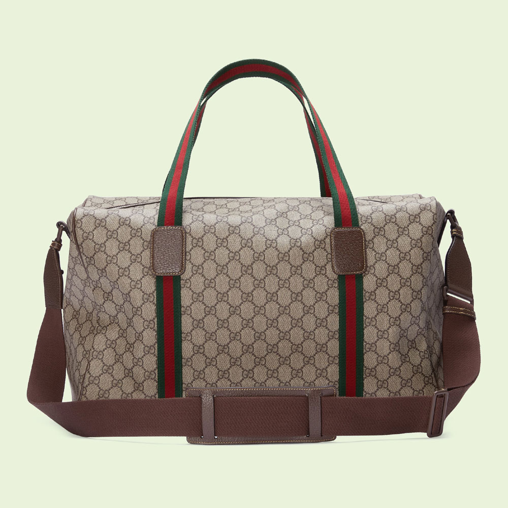 Gucci Large duffle bag with Web 758664 FACK7 9768 - Photo-3