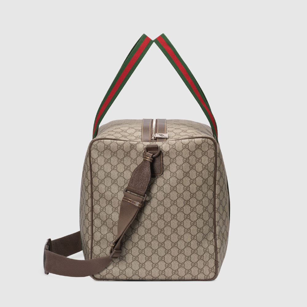 Gucci Large duffle bag with Web 760152 FACK7 9768 - Photo-3