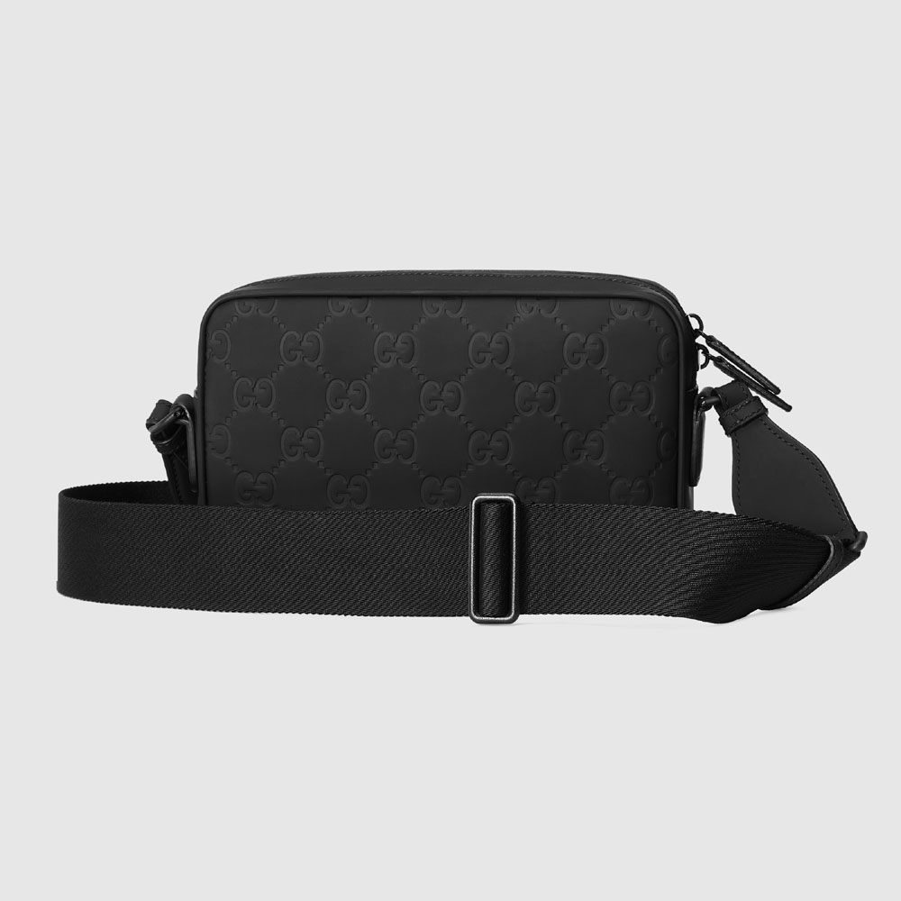 Gucci Small Crossbody Bag In Black Leather 771293 AAC4D 1000 - Photo-3