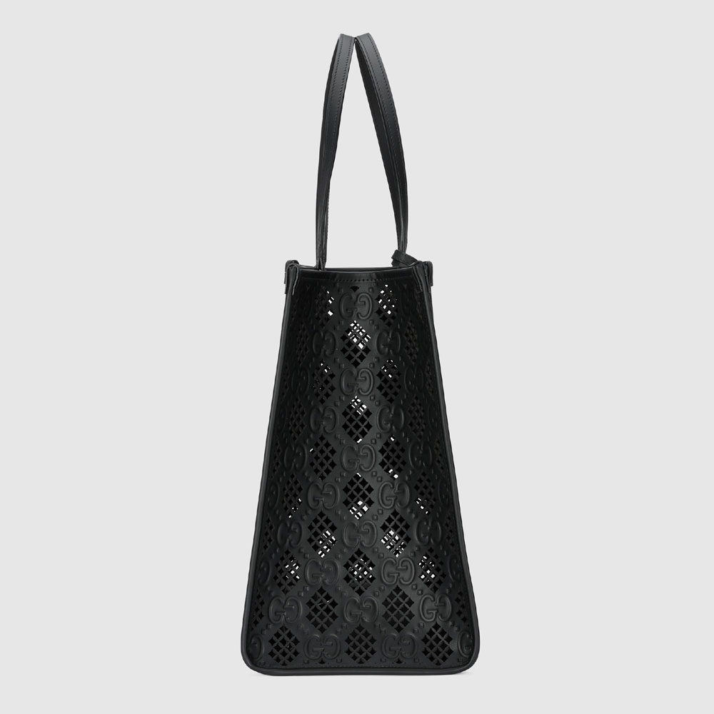 Gucci Medium tote bag with cut-out motif 772229 AAC1B 1000 - Photo-3