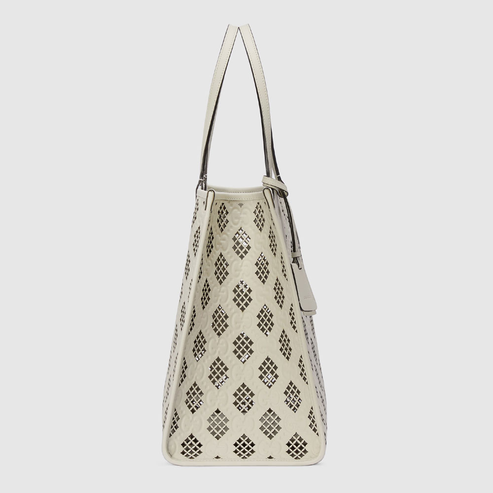 Gucci Medium tote bag with cut-out motif 772229 AAC1B 9022 - Photo-3