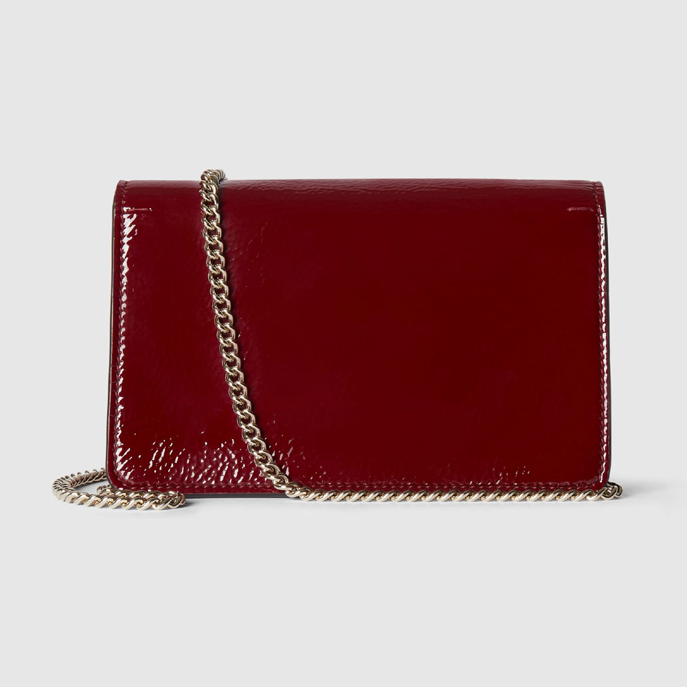 Gucci Dionysus Super Mini Bag Red Patent Leather 795368 0AAA8 6207 - Photo-3