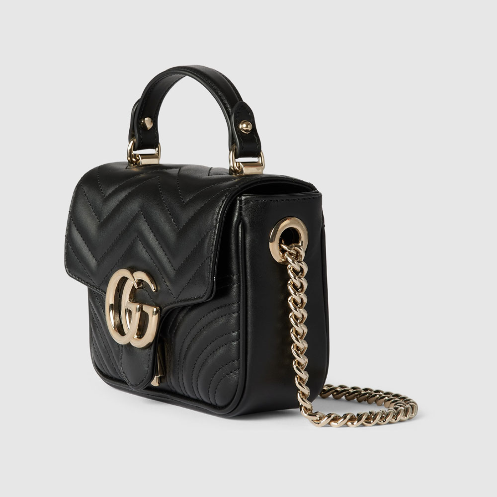 Gucci GG Marmont mini top handle bag 811238 AAECK 1000 - Photo-2