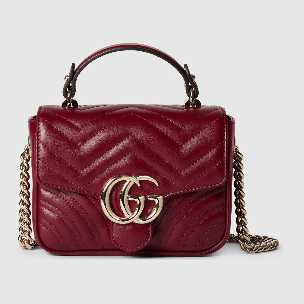 Gucci GG Marmont mini top handle bag 811238 AAECK 6207