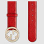 Guccissima belt with interlocking G 114876 AA61G 6523 - thumb-2