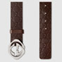 Guccissima belt with square G 182320 A0V1N 2019 - thumb-2