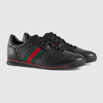 Gucci Leather sneaker with Web 233334 A9LA0 1061