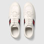 Gucci Leather sneaker with Web 233334 A9LA0 9051 - thumb-2
