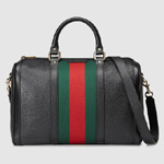 Gucci Vintage Web leather boston bag 247205 A7MAG 1060