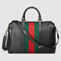 Gucci Vintage Web leather boston bag 247205 A7MAG 1060 - thumb-3