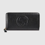 Gucci Soho leather zip around wallet 308004 A7M0G 1000