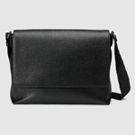Gucci Leather medium flap messenger bag 387079 CAOAN 1000