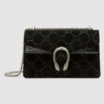 Gucci Dionysus GG velvet small shoulder bag 400249 9JTIB 1000