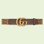 Gucci GG Marmont jumbo GG wide belt 400593 UQLAC 2572