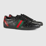 Guccissima leather lace-up sneaker 408496 AXWL0 1086