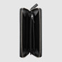 Gucci Web leather zip around wallet 408831 CVL1N 1060 - thumb-2