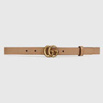 Gucci Thin belt with Double G buckle 409417 AP00T 2845