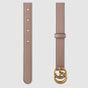 Gucci Leather belt with Double G buckle 409417 AP00T 5729 - thumb-2