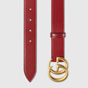 Gucci GG Marmont belt with shiny buckle 414516 0YA0G 6420 - thumb-2