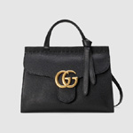 Gucci GG Marmont leather top handle bag 421890 A7M0T 1000