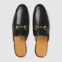 Gucci Leather Horsebit slipper 426219 BLM00 1000 - thumb-2