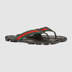 Gucci Web and leather thong sandal 429362 H91A0 8480