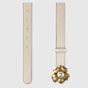 Gucci Leather belt with metal flower 431438 AP00T 9022 - thumb-2