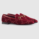 Gucci Jordaan GG velvet loafer 431467 9JT20 6496