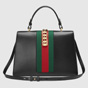 Gucci Sylvie leather top handle bag 431665 CVL1G 1060 - thumb-3