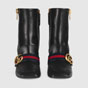 Gucci Leather mid-heel ankle boot 432060 DKHC0 1061 - thumb-4
