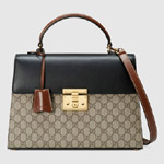Gucci Padlock GG Supreme top handle bag 432674 KLQJG 9785