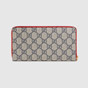 Gucci Grosgrain GG Supreme zip around wallet 435293 K2LOG 4069 - thumb-3