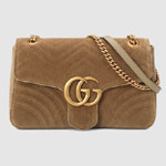 Gucci GG Marmont velvet medium shoulder bag 443496 K4D2T 2807