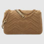 Gucci GG Marmont velvet medium shoulder bag 443496 K4D2T 2807 - thumb-2