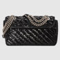 Gucci GG Marmont small sequin shoulder bag 443497 9SYWP 1000 - thumb-3