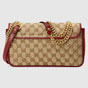 Gucci GG Marmont small shoulder bag 443497 HVKEG 8561 - thumb-3