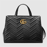 Gucci GG Marmont matelasse top handle bag 443505 DTD1T 1000