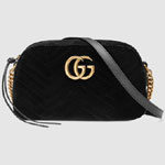 Gucci GG Marmont velvet small shoulder bag 447632 9QIBT 1000