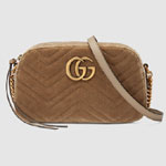 Gucci GG Marmont velvet small shoulder bag 447632 9QIBT 2807