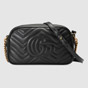 Gucci GG Marmont matelasse shoulder bag 447632 DRW1T 1000 - thumb-3