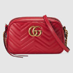 Gucci GG Marmont small matelasse shoulder bag 447632 DTD1T 6433
