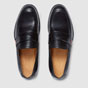 Gucci Leather loafer with Web 450990 DKG20 1060 - thumb-2
