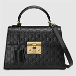 Padlock Gucci Signature top handle bag 453188 CWC1G 1000
