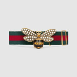 Gucci Web belt with bee 453277 HGW2T 8475