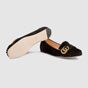 Gucci Suede ballet flat 453373 C2000 1000 - thumb-3
