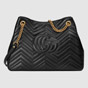 Gucci GG Marmont matelasse shoulder bag 453569 DRW1T 1000 - thumb-3