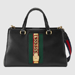 Gucci Sylvie leather top handle bag 453790 DSVKG 8638