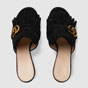 Gucci Suede mid-heel slide 458051 C2000 1000 - thumb-2
